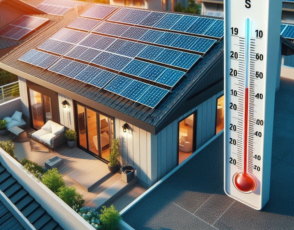 Panouri solare si temperaturi ridicate