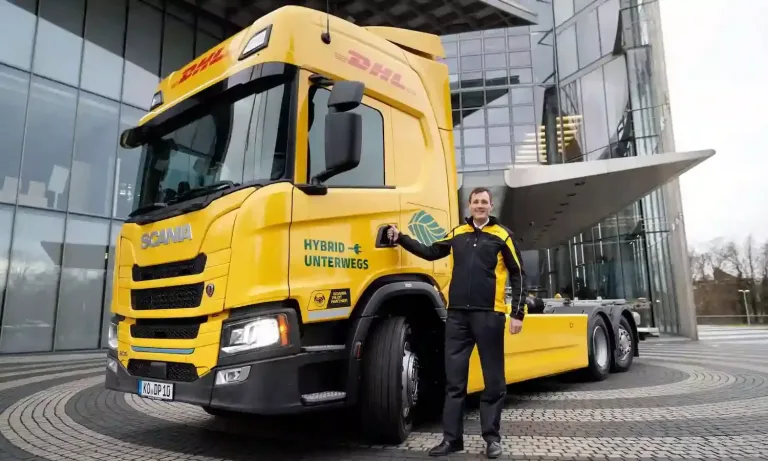 Hibrid Scania dhl
