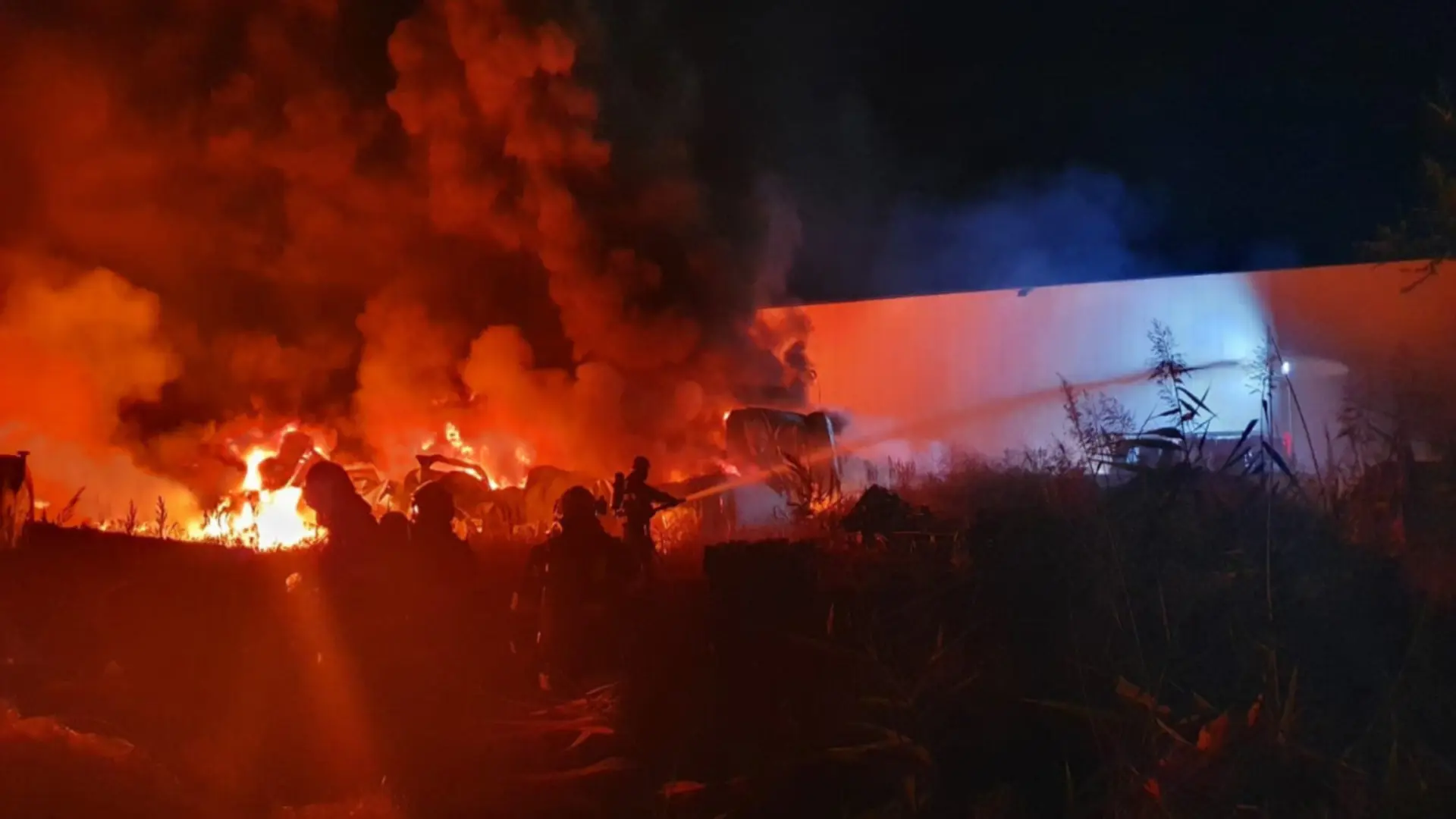 Incendiul de la depozitul Antefrig București